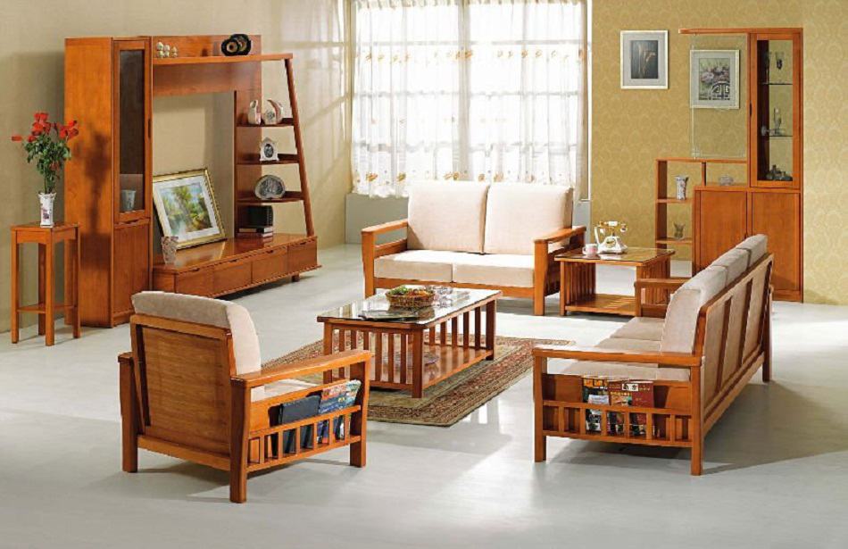 sala de madera moderna
